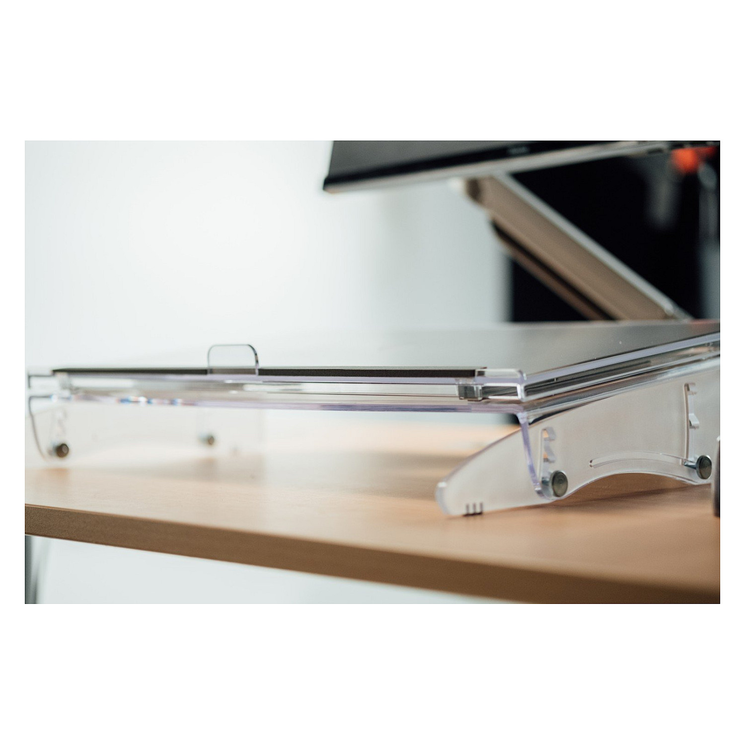 Mbajtëse Dokumentesh BakkerElkhuizen FlexDesk 640 ComfortRead / 515x380mm / 5kg / 3 Nivele - Transparente - 9