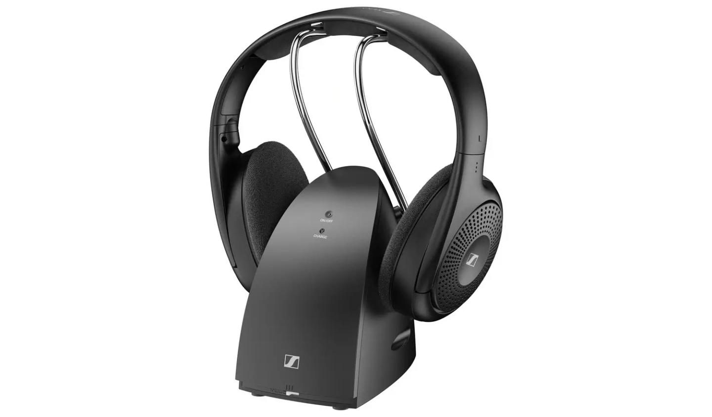 Kufje pa kabllo Sennheiser RS 120-W / Bluetooth LE Audio / 30mm / 60m / 20 orë / 3.5mm - Zezë