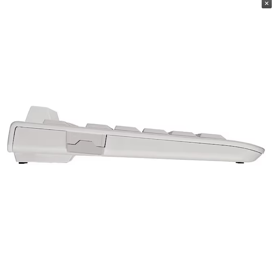 Tastierë Me kabllo CHERRY KC 1000 SC / JK-A0100BE-0 / 105 + 4 Taste / Smart Card Reader / USB / AZERTY - Bardhë - 3