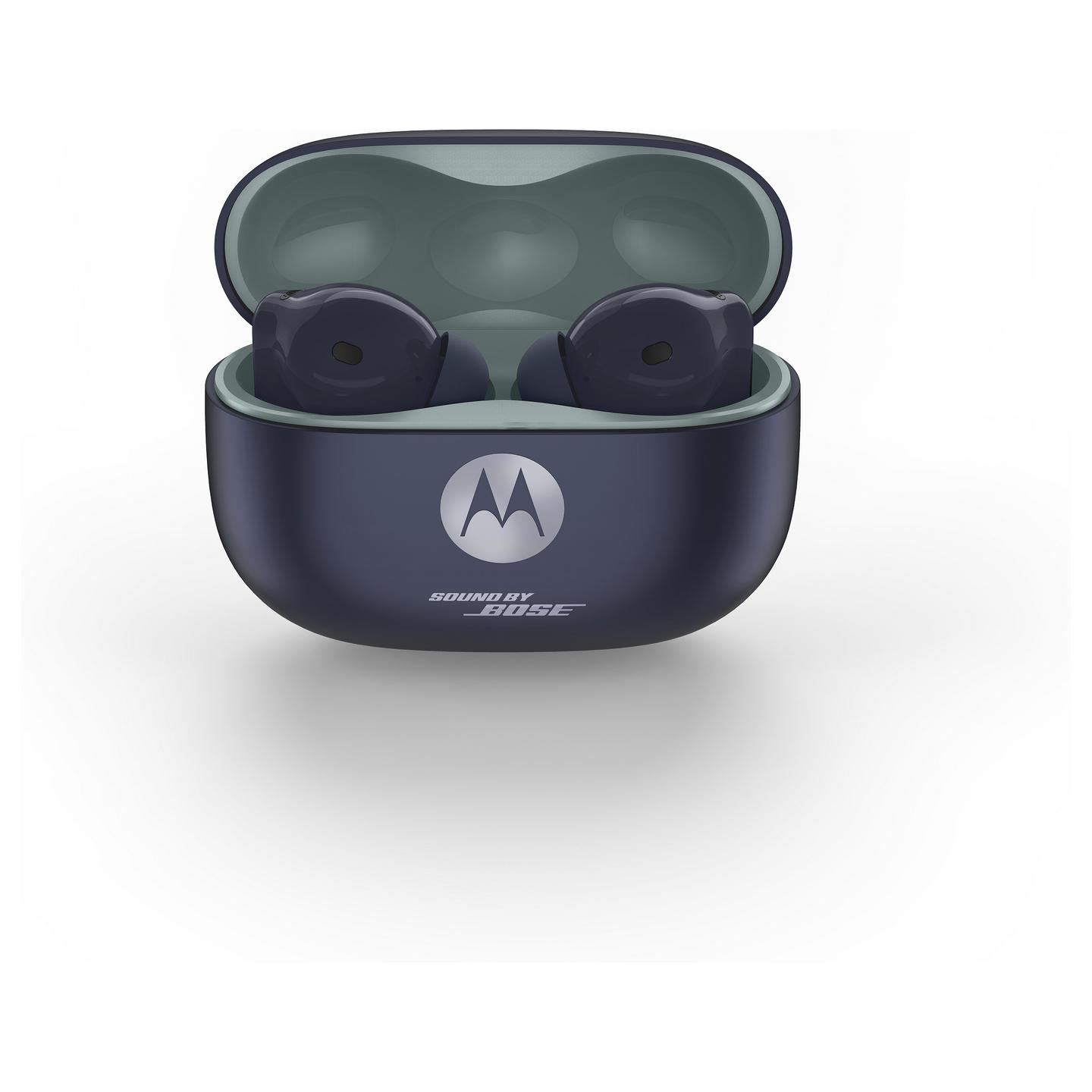 Kufje pa kabllo Motorola moto buds 2 plus / 11 mm + Balanced Armature / Bluetooth 6.0 / Sound by Bose / Dynamic ANC / 40 orë – Zezë - 8