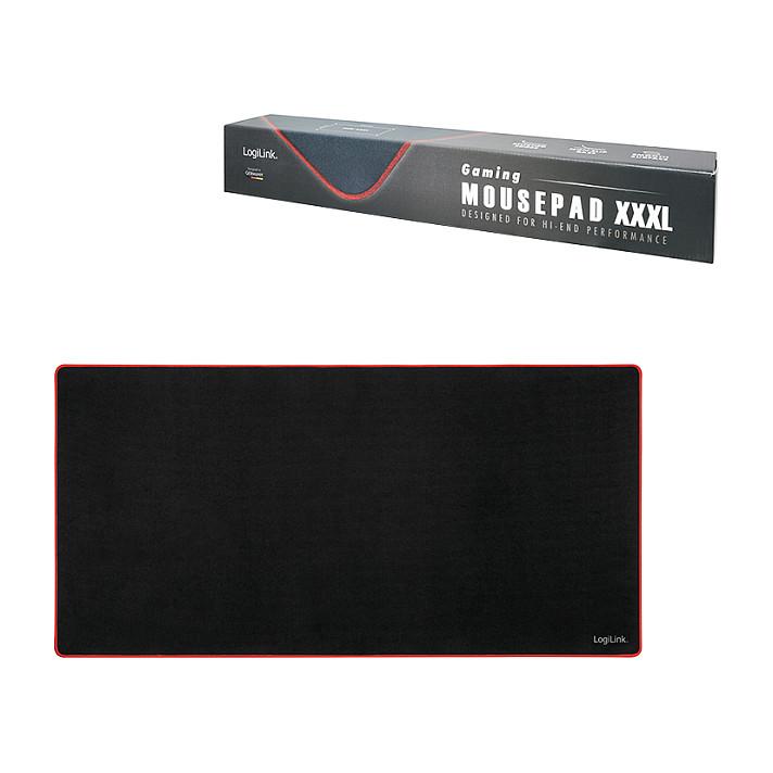 Mauspad Gaming LogiLink ID0216 / XXXL / 1200x600x3mm / Sipërfaqe Ultra e Lëmuar / Skaje të Qepura / Bazë kundër rrëshqitjes – Zezë - 4