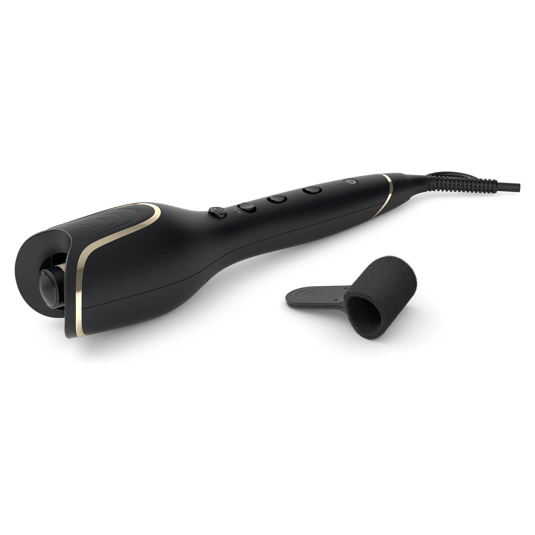Stiluese për flokë për kaçurrela Philips StyleCare Prestige BHB876/00 / Auto Curler / Keratin-Ceramic / 170–210°C / 27 Kombinime – Zezë/Gold