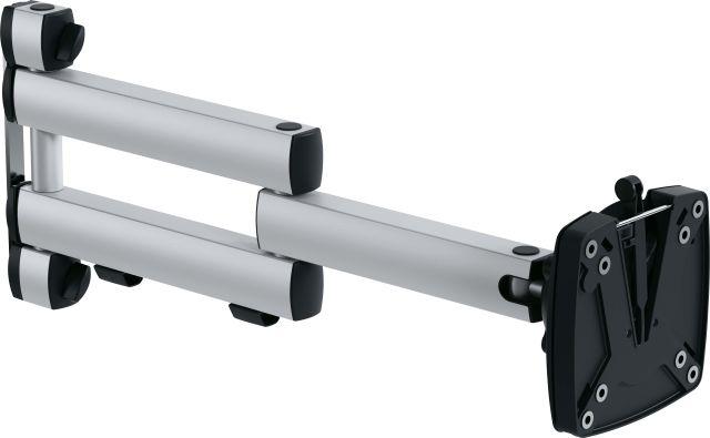 Mbajtëse për Monitor Novus 1.1 TSS Folding Arm III / 1 Monitor / deri 15kg / VESA 75x75 & 100x100 / QuickRelease / Montim në Mur - Argjend - 1