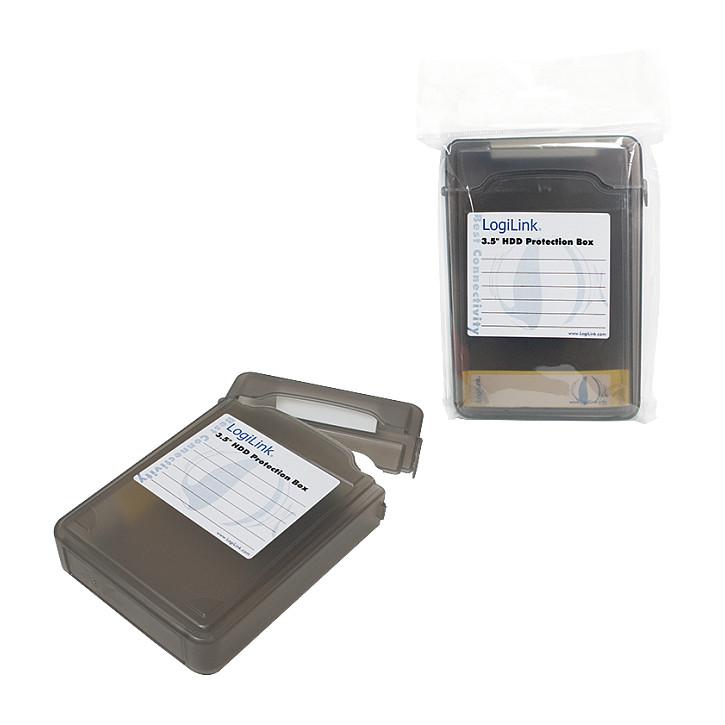 Këllëf për Disqe LogiLink UA0133B / 3.5" / 1 HDD / Rezistent ndaj ujit / Rezistent ndaj goditjeve – Transparente - 4