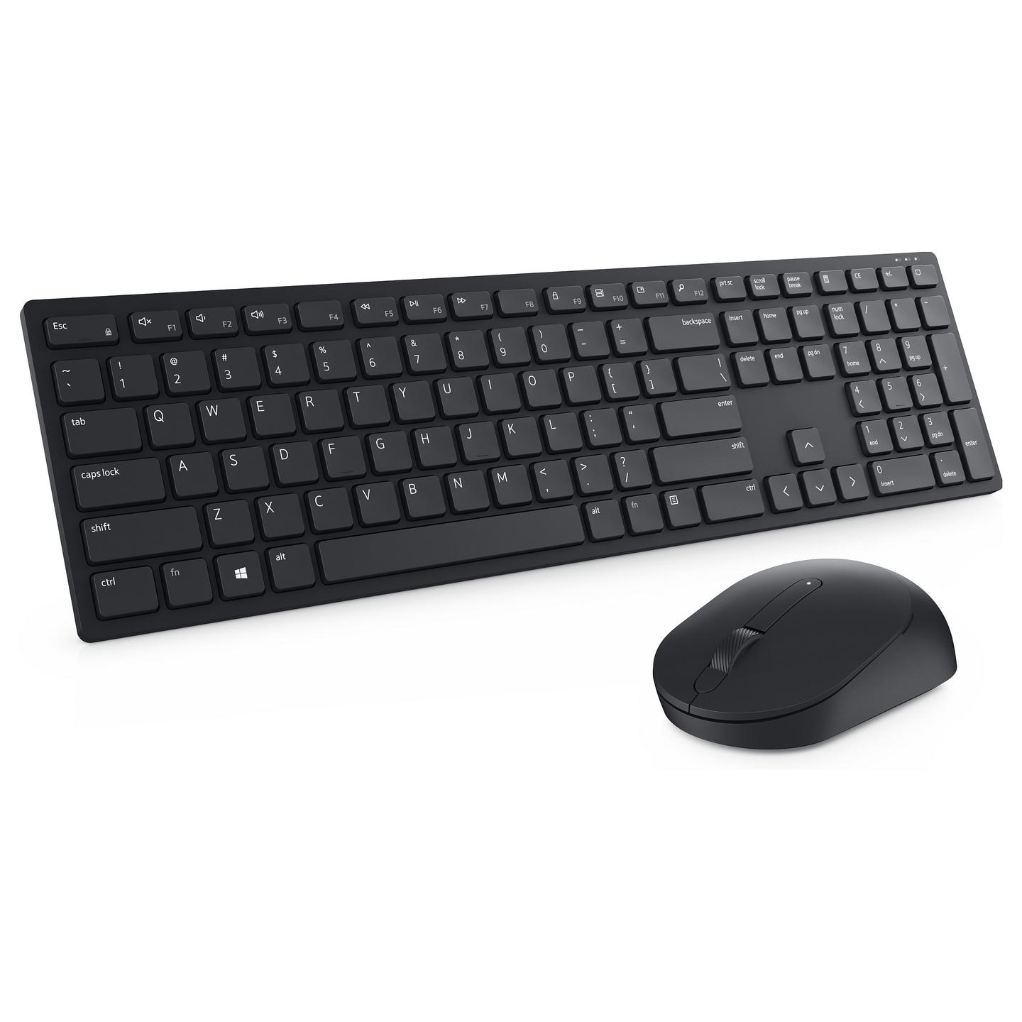 Combo (Tastierë & Maus) Dell Pro KM5221W, Full Size, QWERTY US International, 2.4 GHz, 12 Hotkeys - Zezë - 3