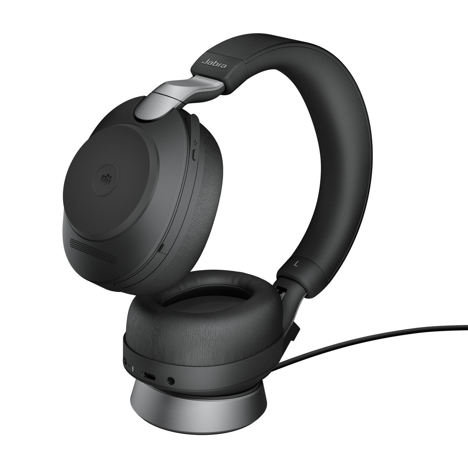 Kufje pa kabllo Jabra Evolve2 85 / EV285M / 28599-999-989 / Bluetooth 5.0 / ANC / Microsoft Teams / USB-A - Zezë - 3