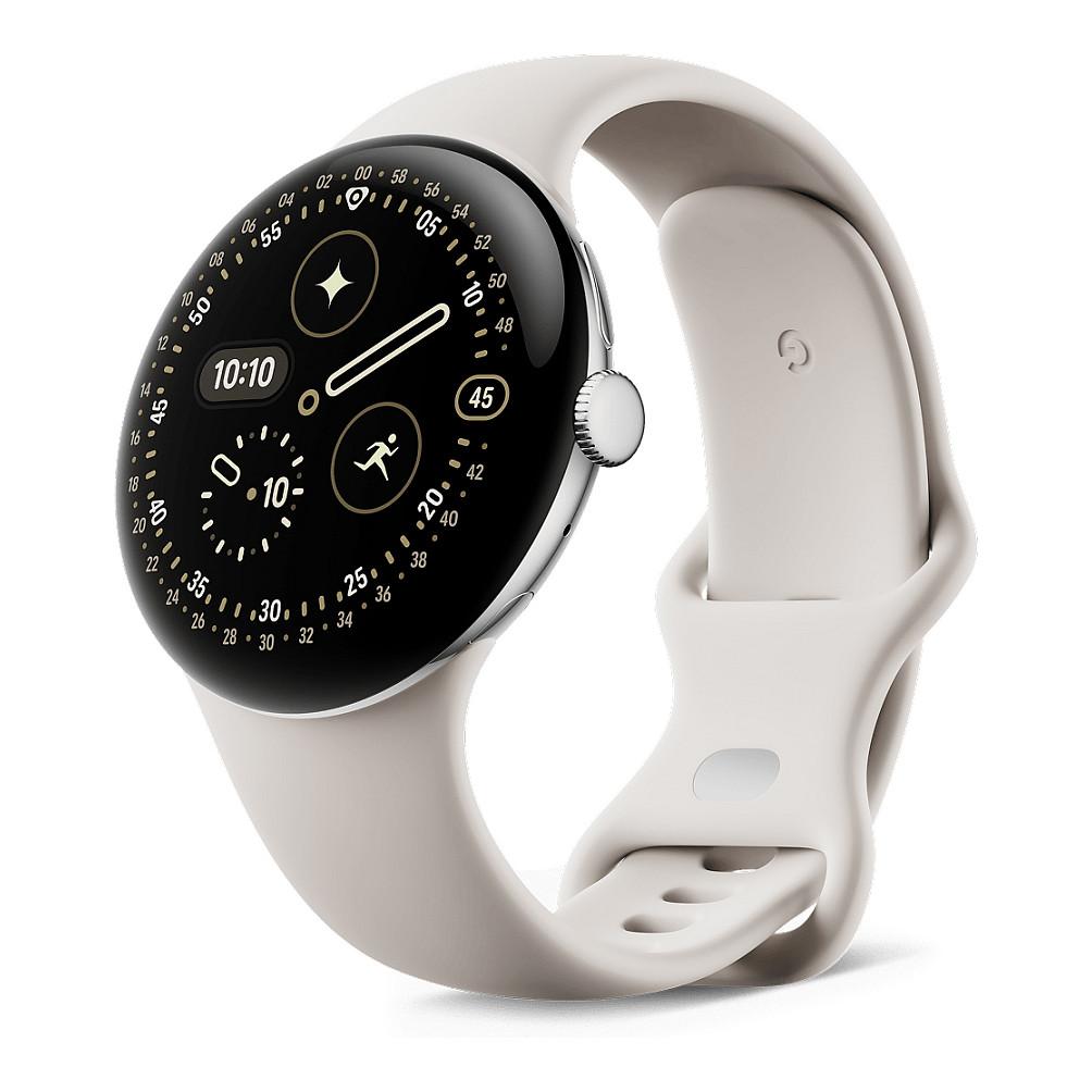 Orë e mençur Google Pixel Watch 4 / 45mm / AMOLED / GPS / Bluetooth / Wi-Fi / 32GB / 4G - Argjend/Porcelan