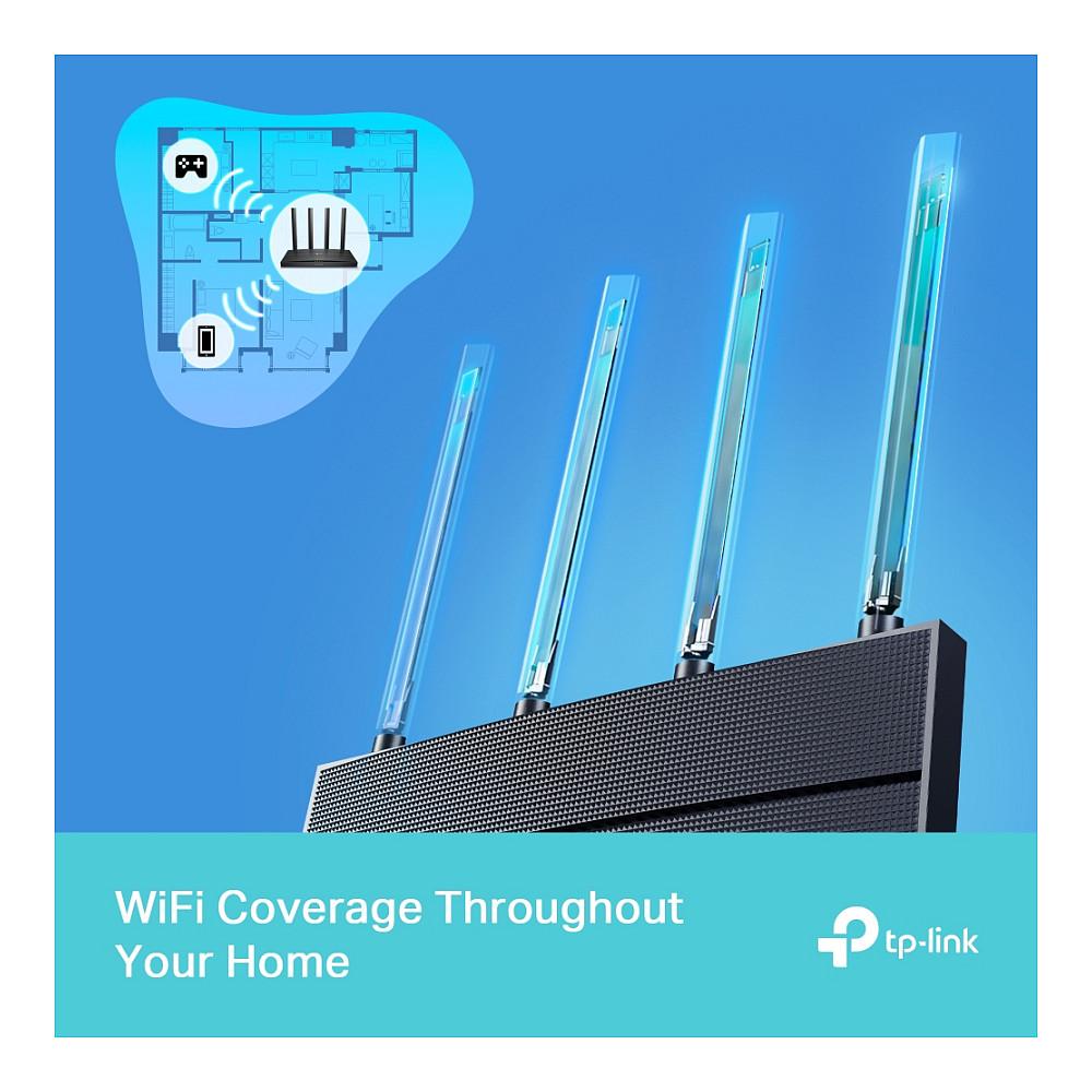 TP-Link TL-WR3002X / AX3000 / Wi-Fi 6 / Dual-Band / 2.5Gbps WAN + Gigabit LAN / USB 3.0 – E zezë - 4