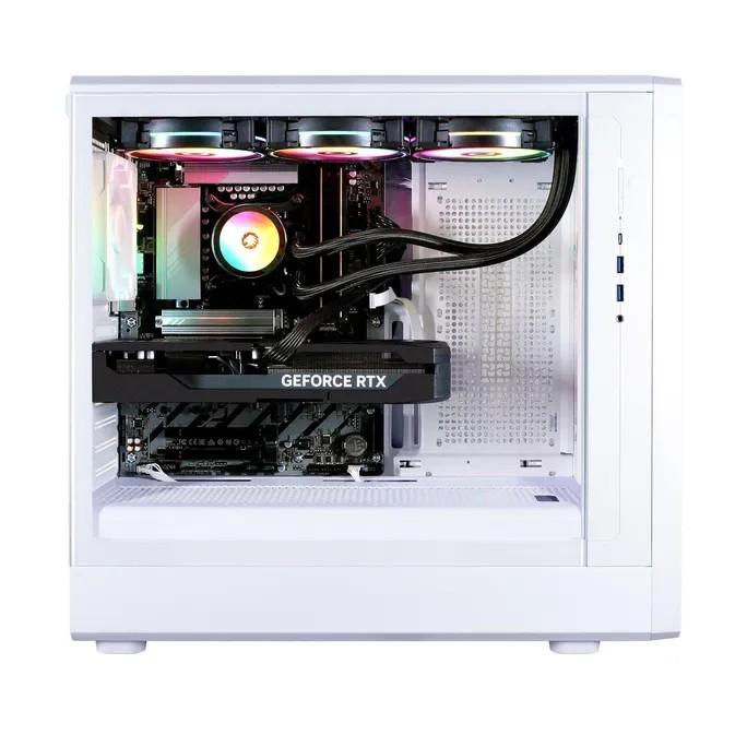 Kompjuter Gaming HYRICAN GAMEMAX CLAW WH 8112, Ryzen 5 9600X, 32GB DDR5, 1TB, RTX 5070 Ti 16GB - Bardhë - 2