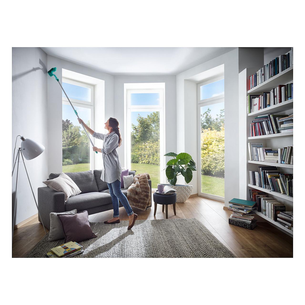 Fshesë Dore LEIFHEIT Dusty / Trekëndore / Easy-Click / 22 cm - Gjelbër/Zezë - 10