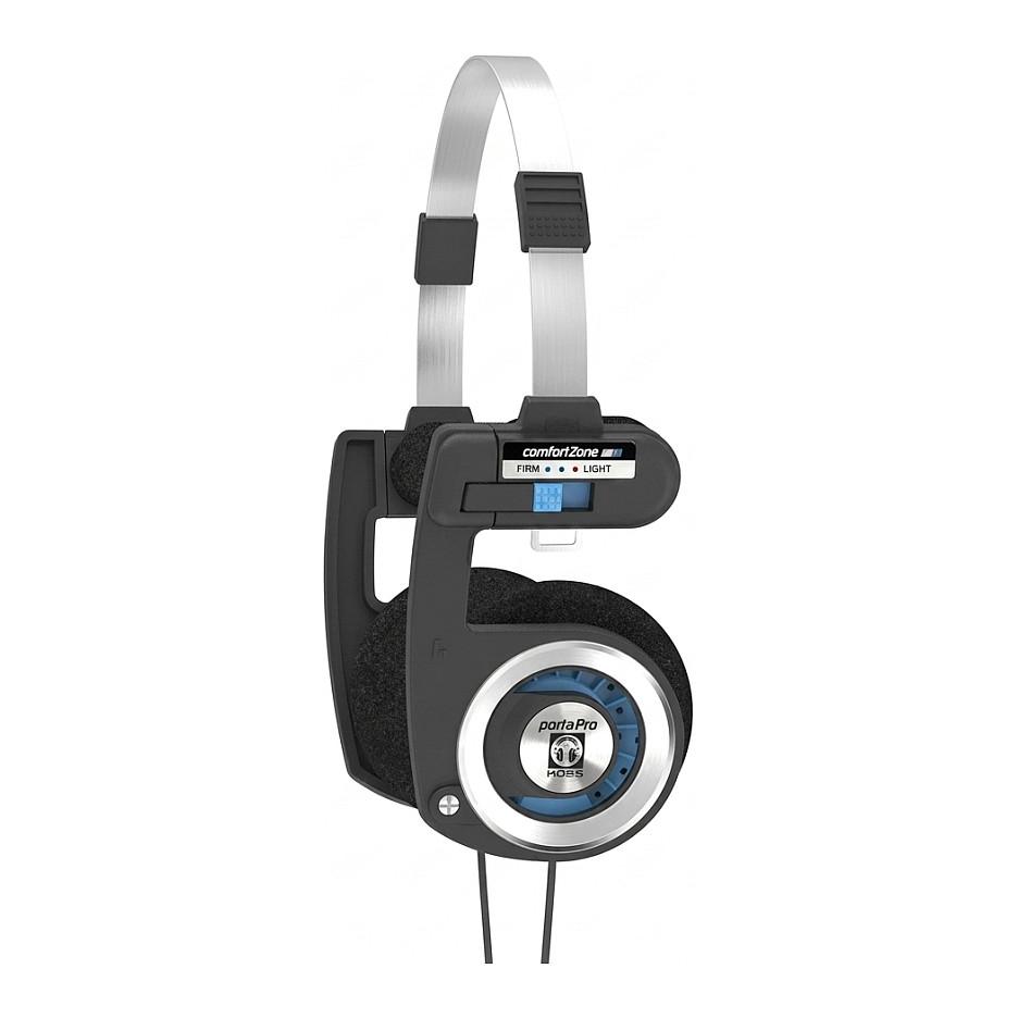 Kufje me kabllo Koss Porta Pro / On-Ear / 15–25.000 Hz / 1.2 m - Zezë/Argjend