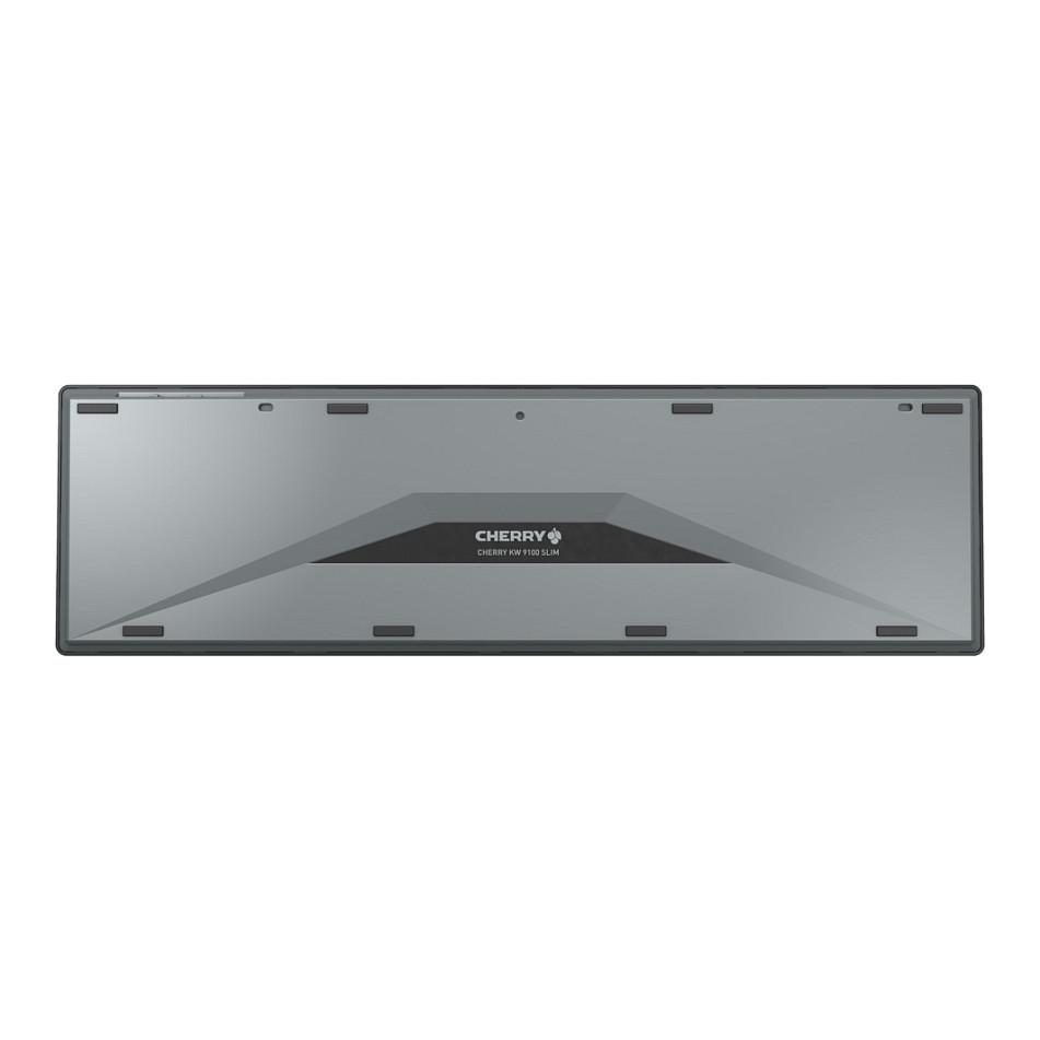 Tastierë pa kabllo CHERRY KW 9100 SLIM / AZERTY / 108 Taste / RF Wireless + Bluetooth - Zezë - 3