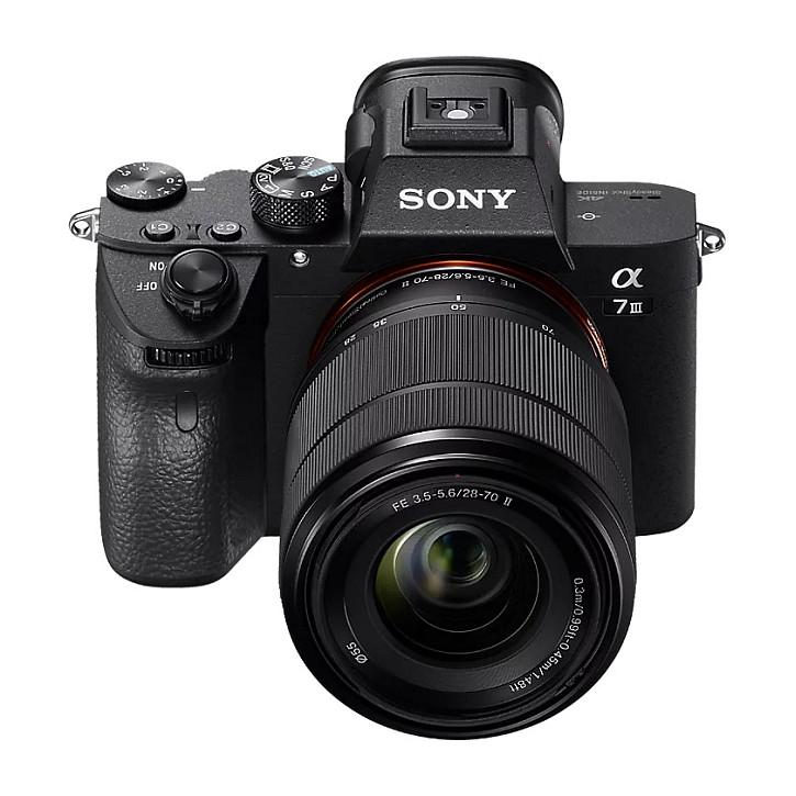 Kamerë digjitale Sony Alpha 7 III ILCE-7M3M, 24.2MP, 4K UHD, Objektiv FE 28–70mm - Zezë