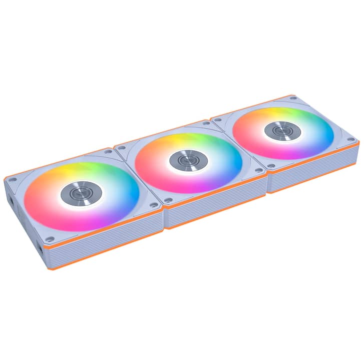Ftohës për Kasë Lian Li UNI FAN CL FLEX 120 Reverse / 120mm / PWM / 250-2100 RPM / ARGB / Wireless / 3-Pack / Controller – Bardhë
