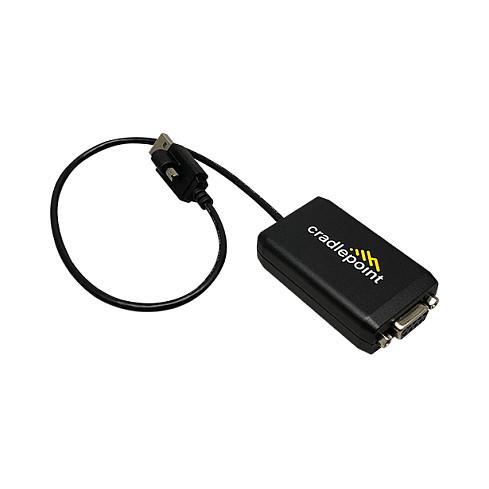 Adapter Cradlepoint 170873-000 / USB-A në RS-232 / USB 2.0 – Zezë