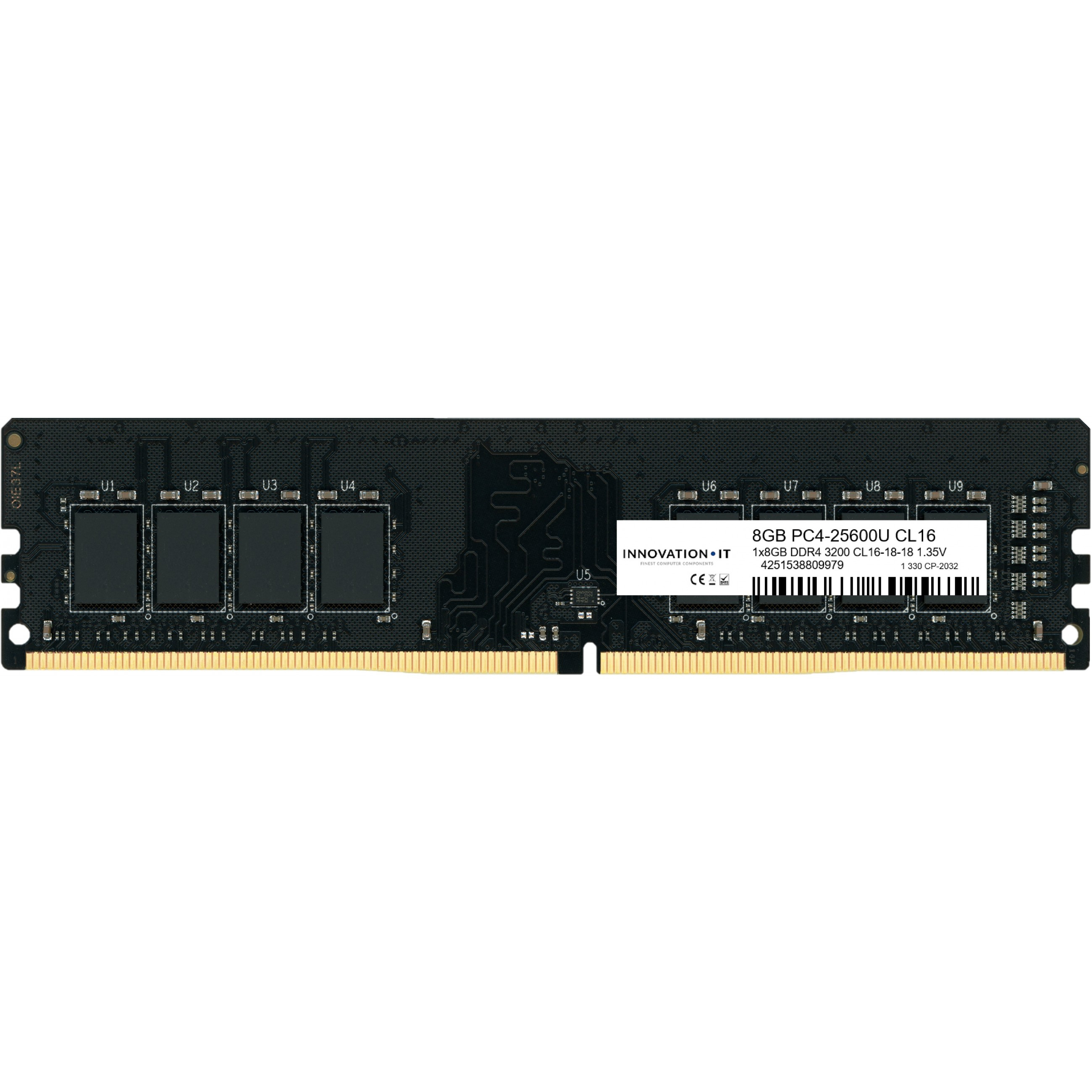 RAM Memorie 3200 8GB Innovation IT CL16-18-18 1.35V LD 8-Chip - 2