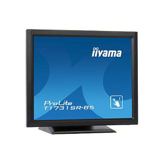 Monitor iiyama ProLite T1731SR-B5, 17", SXGA TN Touch, 5ms, HDMI+DP+VGA+USB - Zezë - 2