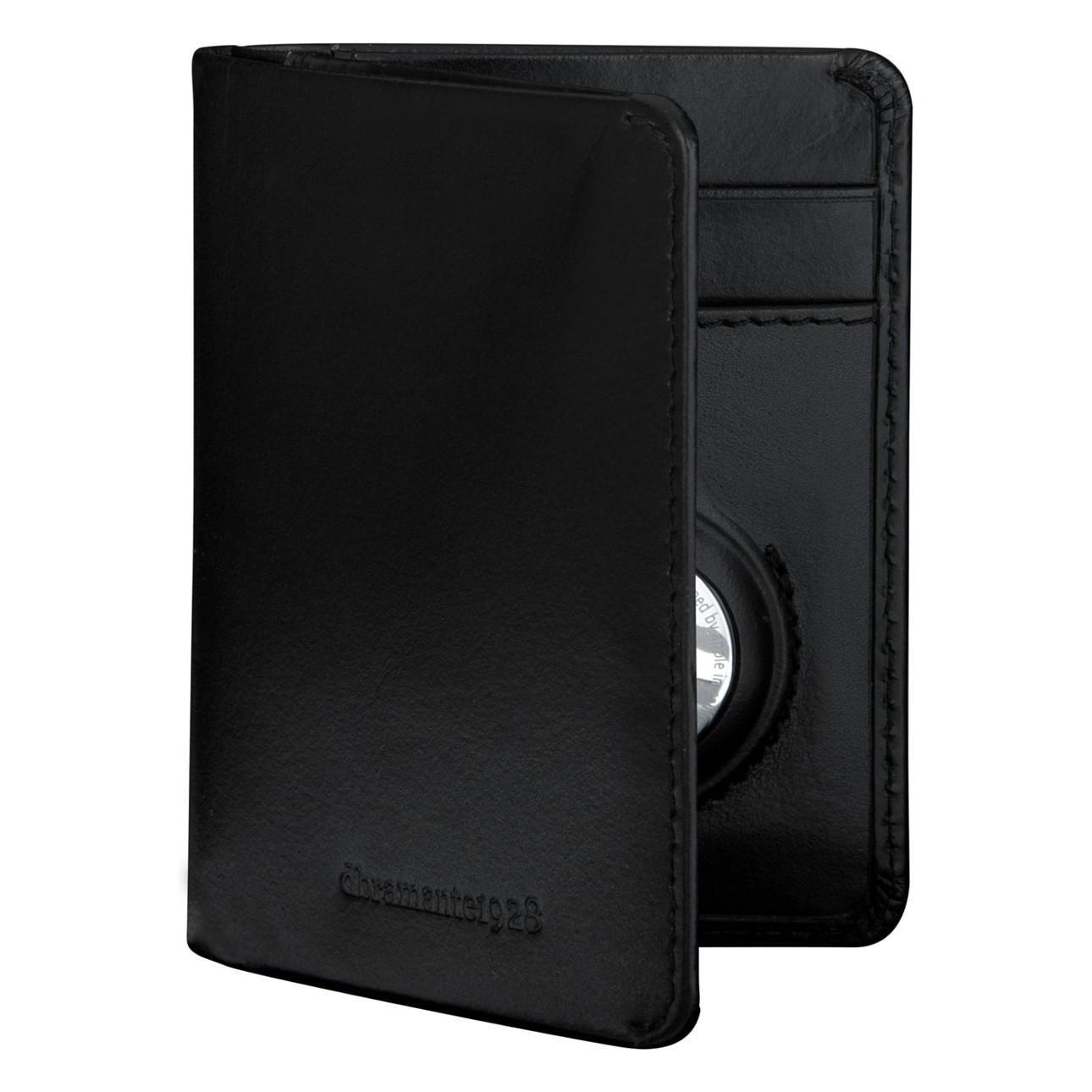 Kuletë për AirTag dbramante1928 Billund AirTag Slim / Full-Grain Leather / AirTag / RFID Protection / 8 Cards + Notes / Magnetic Closure - Zezë - 1