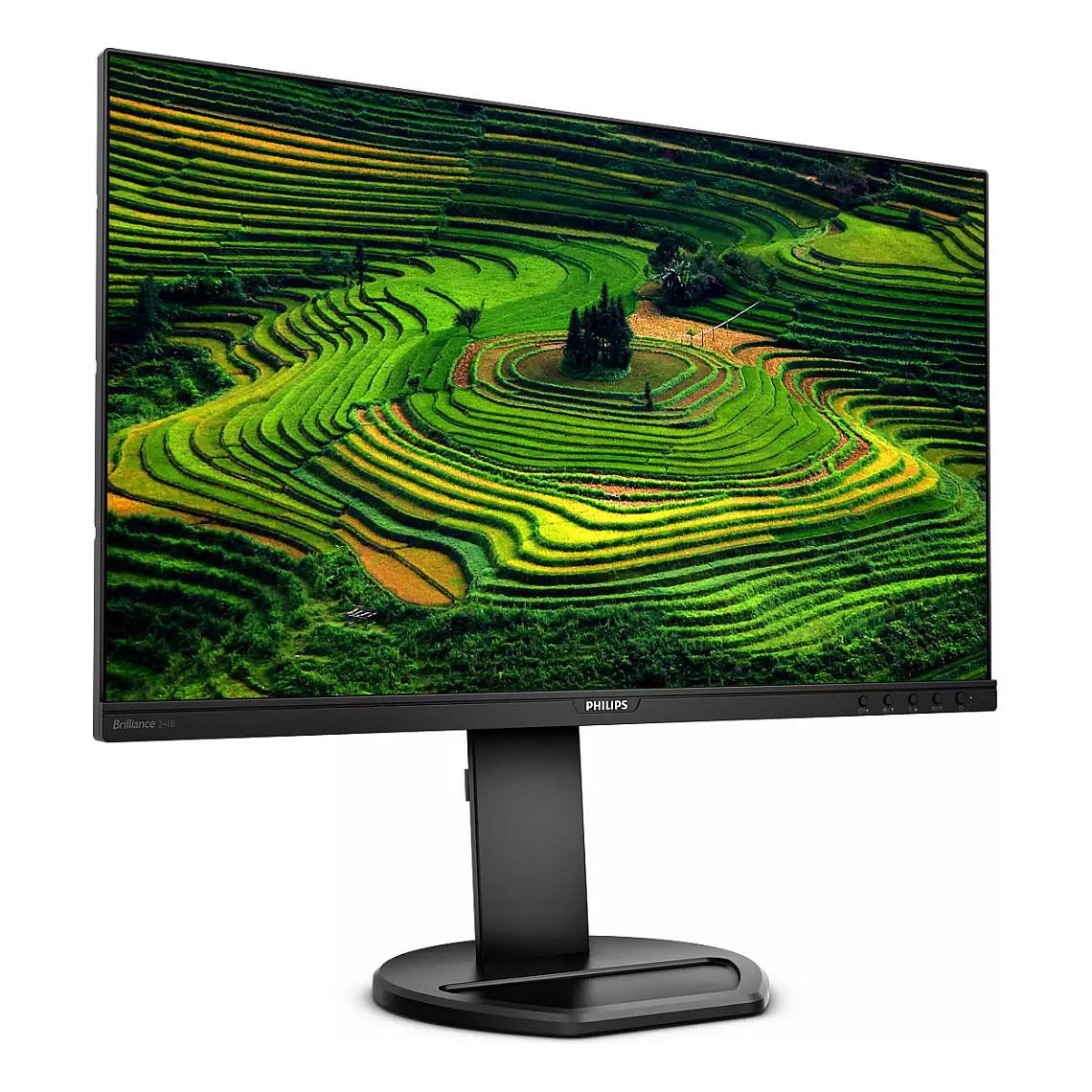 Monitor Philips B Line 241B8QJEB/00 / 23.8" / Full HD IPS / 75Hz / 5ms / HDMI+DVI+DP+VGA+USB - Zezë - 5