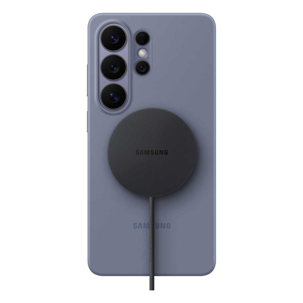Aksesorë për telefon Samsung / Wireless Charger / Fast Charging / 1.5m / USB – Gri - 6