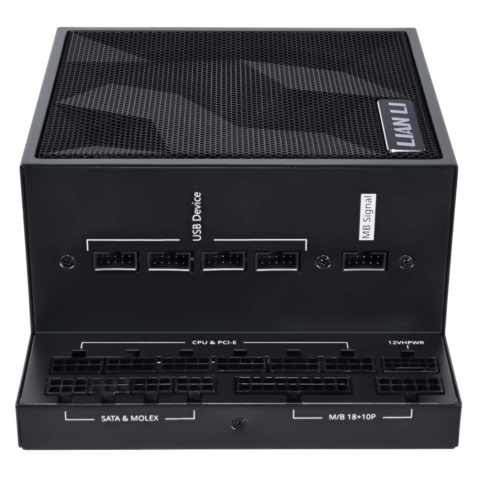 Furnizues Energjie Lian Li EDGE EG0850 / 850W / ATX 3.1 / 80 PLUS Platinum / Cybenetics Platinum / PPLP Platinum / PCIe 5.1 / Plotësisht Modular / L-Shape - Zezë - 7
