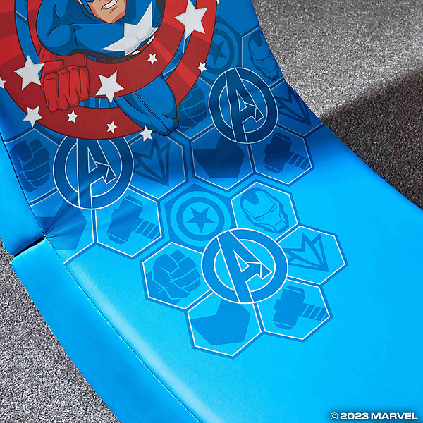 Karrige Gaming X Rocker Marvel Captain America - Blu - 3