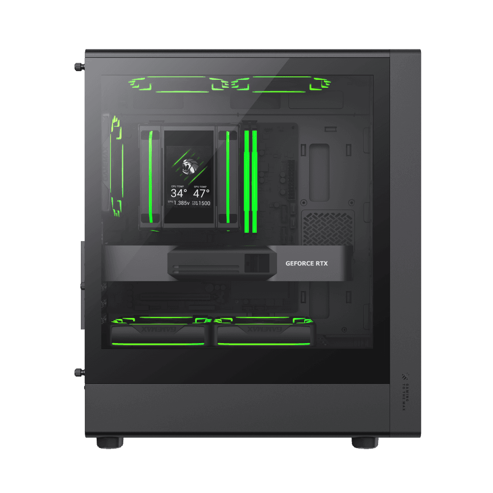Kompjuter Gaming HYRICAN GAMEMAX AERIS 330 GB8088, Ryzen 7 5700X, 16GB DDR4, 1TB, RTX 5060 8GB - Zezë - 4