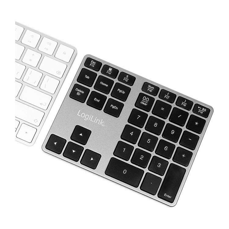 Tastierë Pa kabllo LogiLink ID0187 / Numerike / 35 Taste / Rubber Dome (Chiclet) / Bluetooth - Hiri - 6