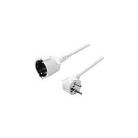 Kabllo Zgjatuese për Furnizim me Energji LogiLink LPS101 / CEE7/7 - CEE7/3 / H05VV-F3G 3 x 1.5 mm² / 230 V / 16 A / 3500 W / 3 m - Bardhë