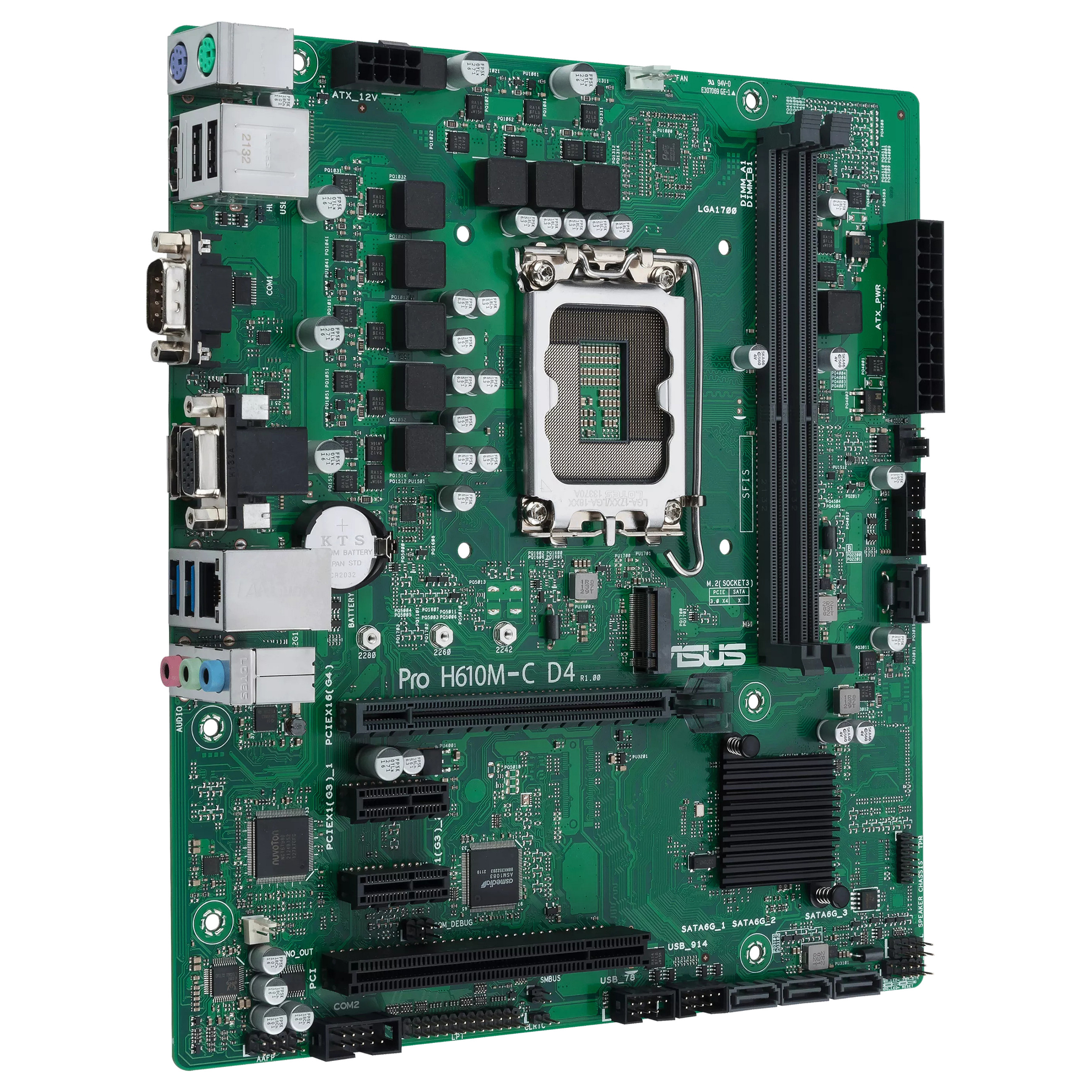 Pllakë Amë ASUS PRO H610M-C-CSM DDR4 - 3