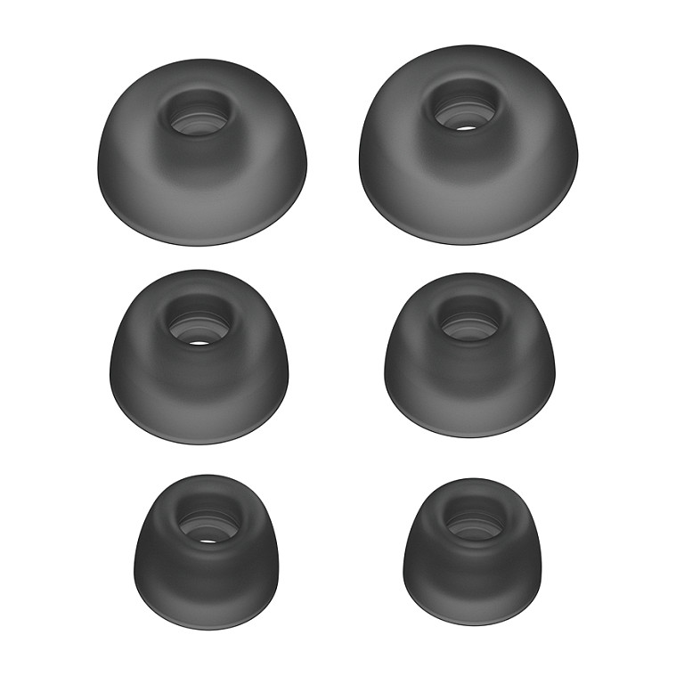 Aksesor për kufje Jabra Evolve2 Buds / EarGels / S, M, L - Zezë