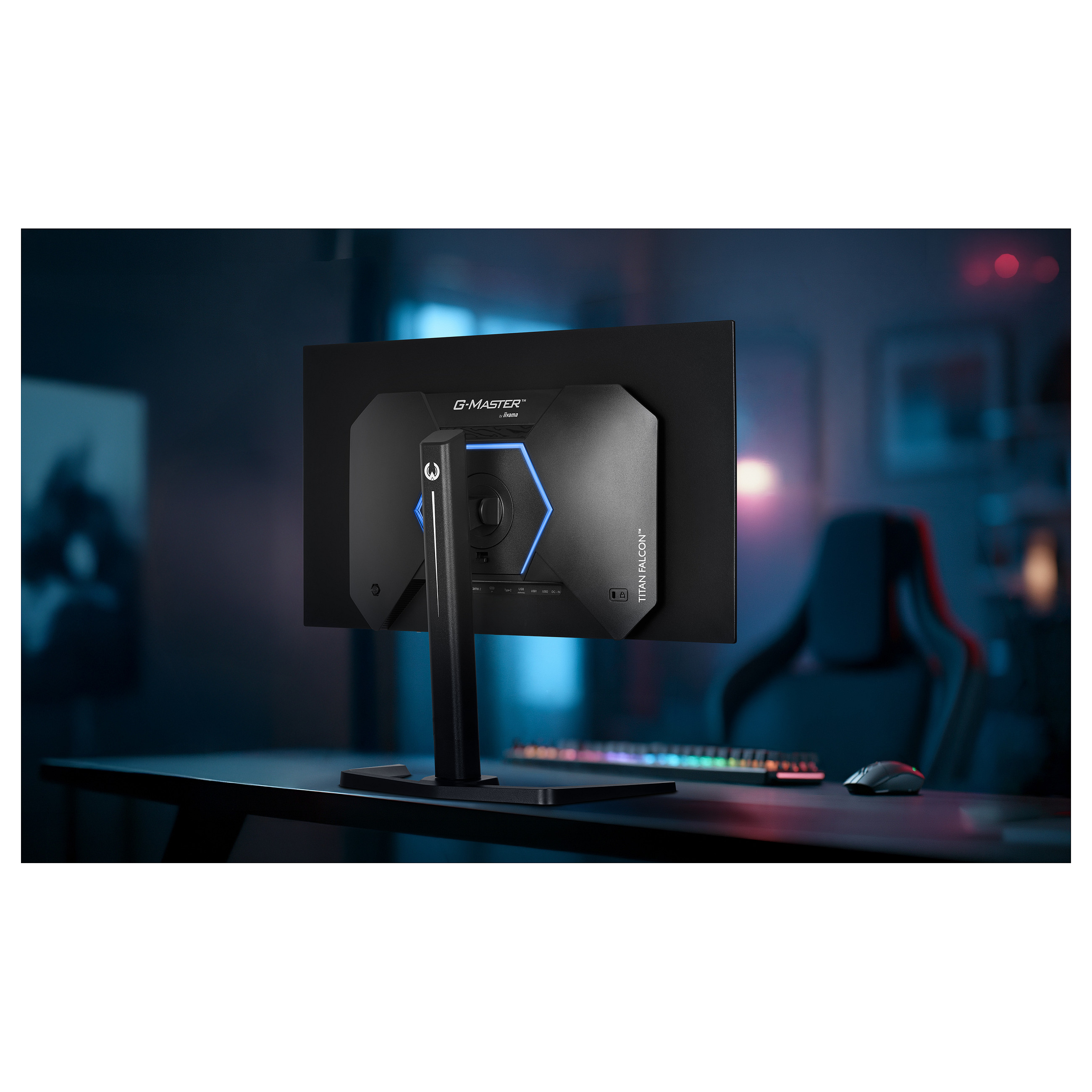 Monitor Gaming iiyama G-MASTER GOB2701QSC-B1 / 27" / QHD OLED / 280Hz / 0.03ms / HDMI+DisplayPort+USB-C - Zezë - 27
