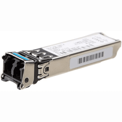 Transceiver Cisco GLC-FE-100LX-RGD, SFP, 100Mbps, Single-Mode, LC, 1310nm, deri në 10km, Industrial - Argjend
