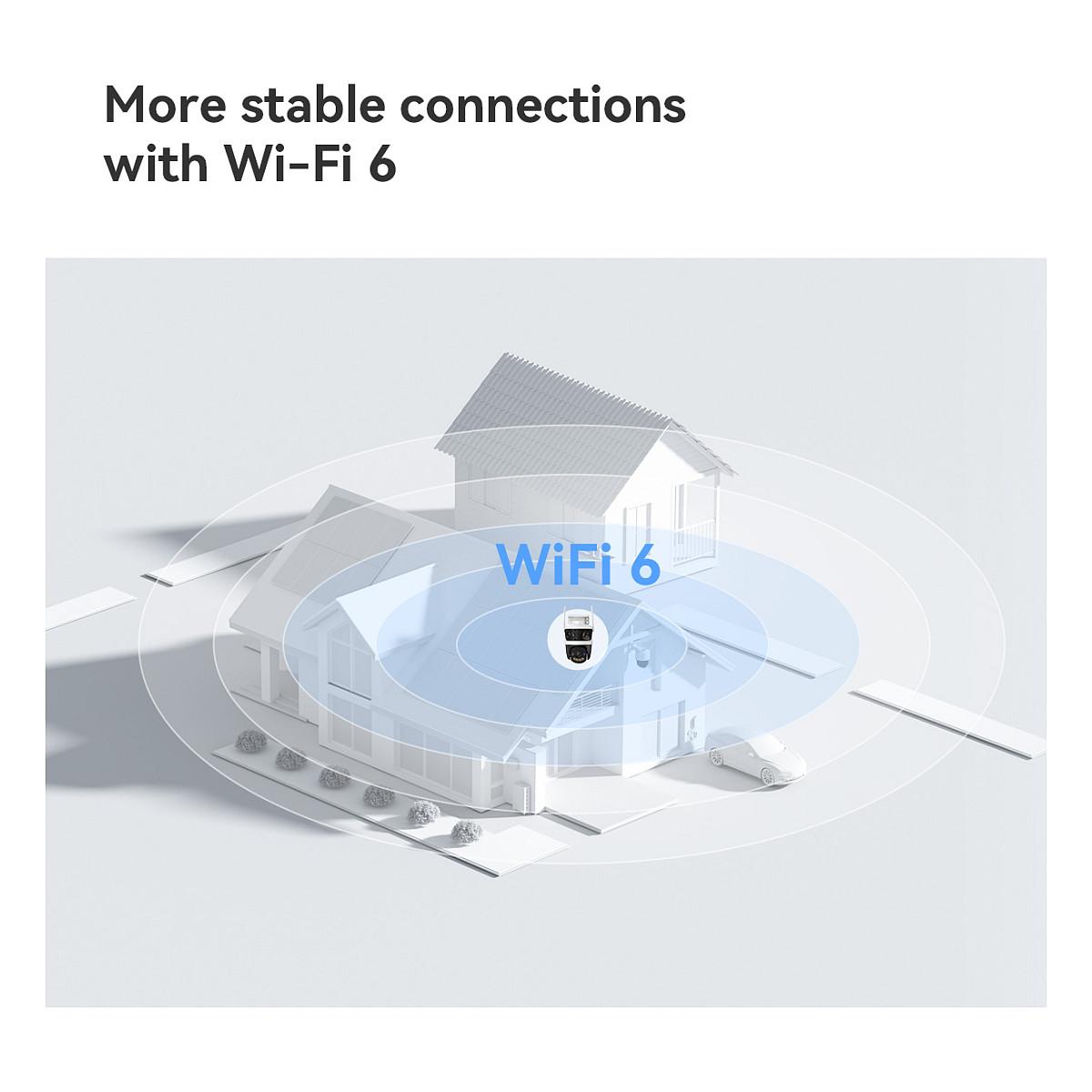 Kamerë Sigurie IP CCTV Imou Cruiser Triple, 11MP, 3.6mm + 6mm, Wi-Fi 6, PT, Night Vision 30m - Bardhë - 23