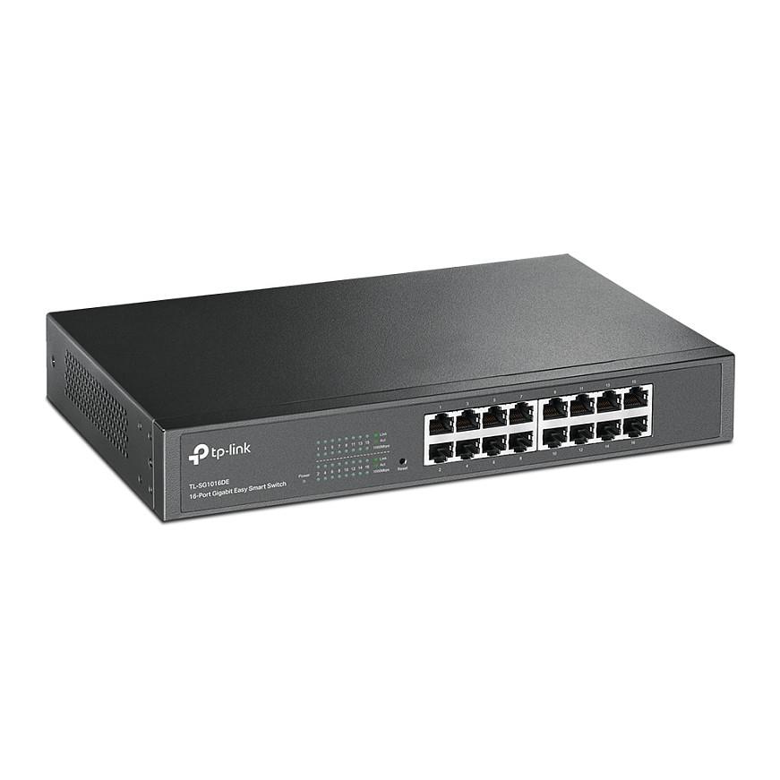 Switch TP-Link TL-SG1016DE, 16× Gigabit Ethernet RJ45, Easy Smart Managed Layer 2, 32Gbps – Zezë - 2