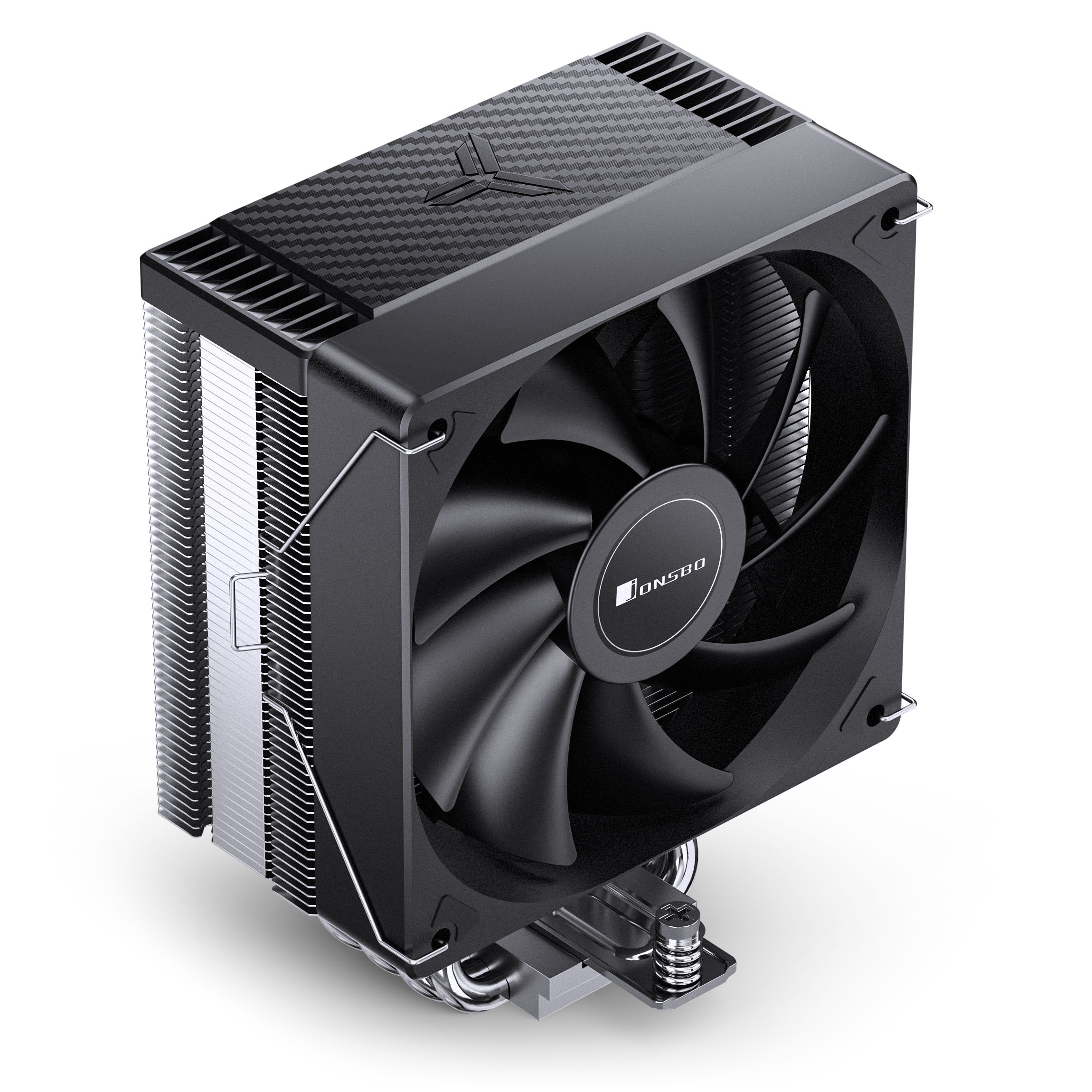 Ftohës për Procesor Jonsbo CR-1000MAX V2 / 230W TDP / 6×6mm Heatpipe / 120mm PWM Fan / LGA115x/1200/1700/1851 / AM4/AM5 – Zezë