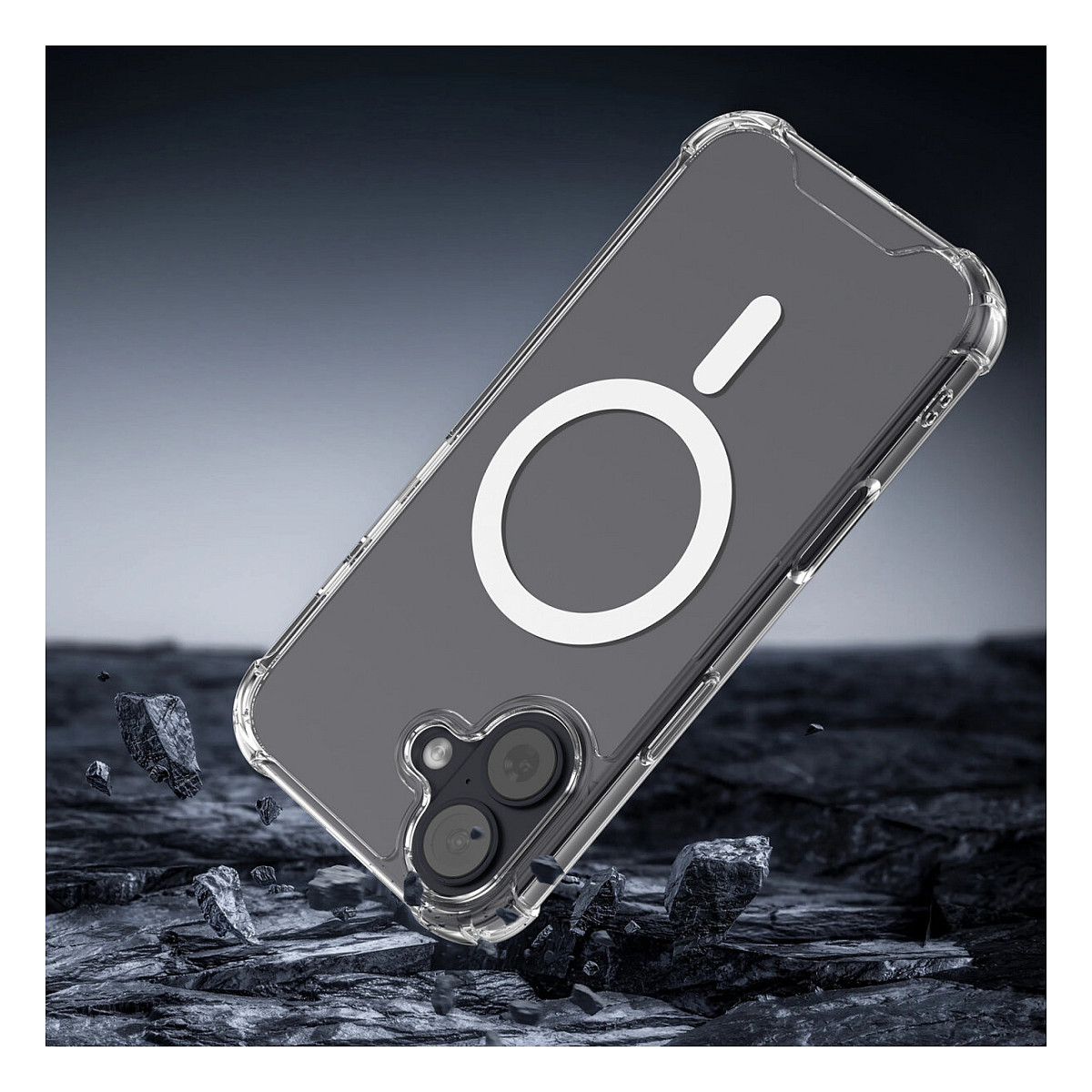 Aksesorë për telefon 4smarts Ibiza / Case / Apple iPhone 17 / Hybrid MagSafe - Transparent - 8