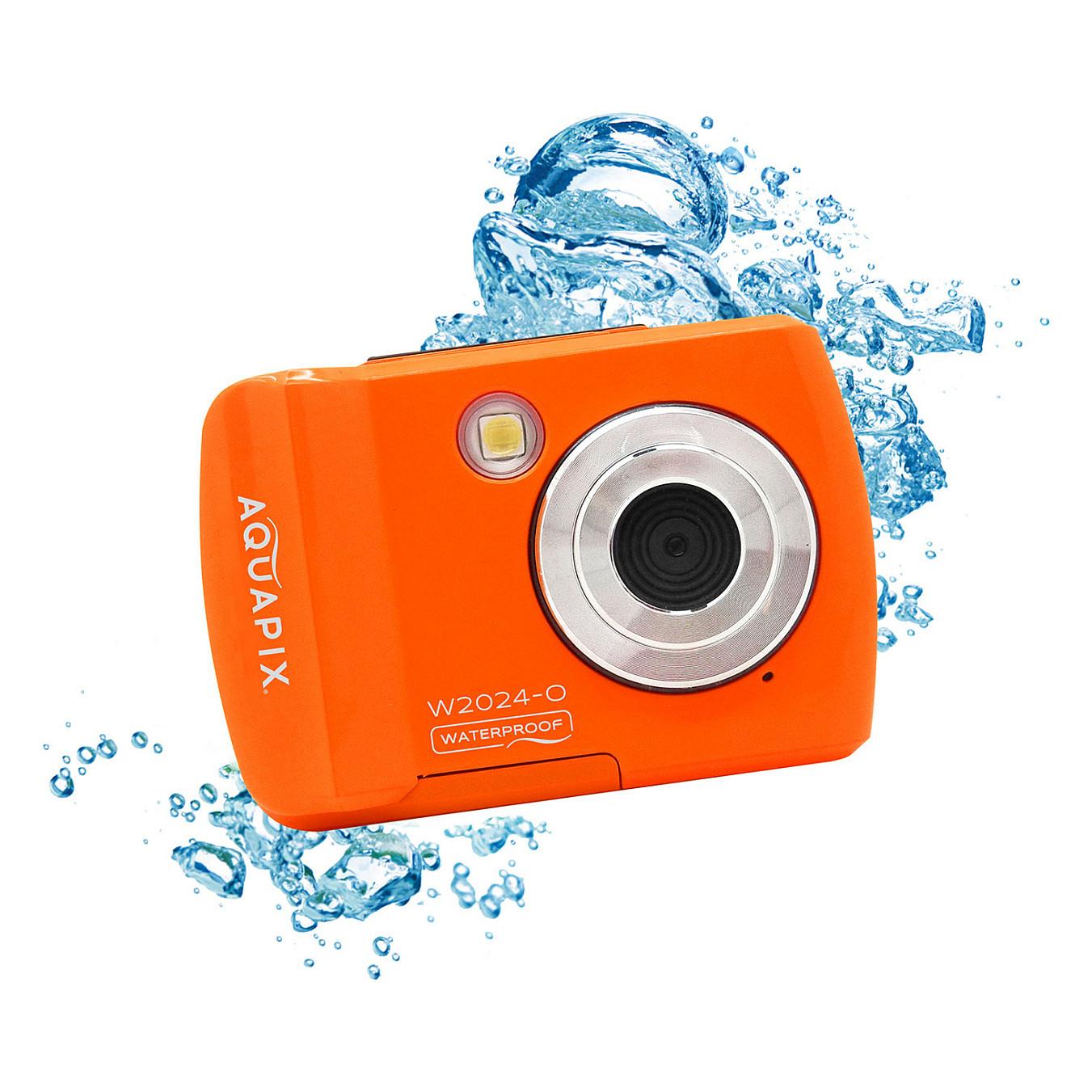 Kamerë digjitale EASYPIX W2024 Splash / 5MP / 8x Zoom Digjital / 2.4" LCD / 720p / Waterproof deri 3m / Self-Timer 2s/5s/10s / Flash - Portokalli