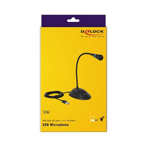 Mikrofon DeLOCK 65871, USB Type-A, 1.7 m – Zezë - 4