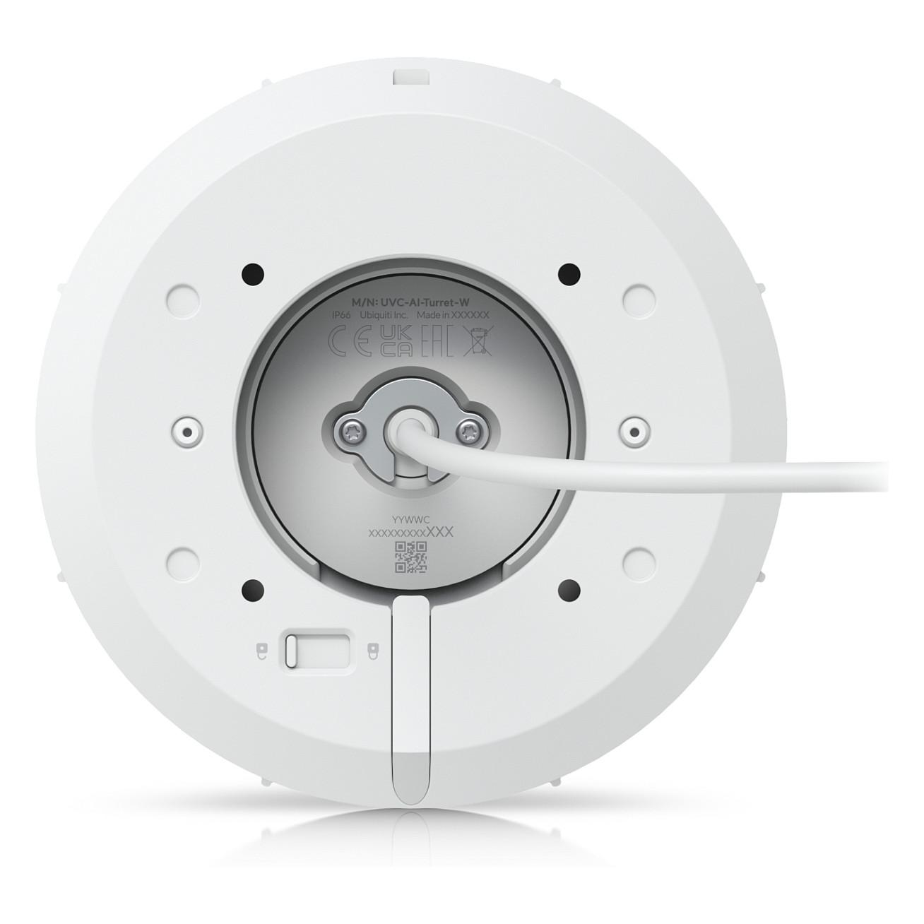 Ubiquiti UniFi AI Turret – 4K 8MP PoE+ IP Camera, 2.5mm Fixed Lens, 109.9° FOV, IR 40m, IP66, IK08, White, UVC-AI-Turret-W - 9