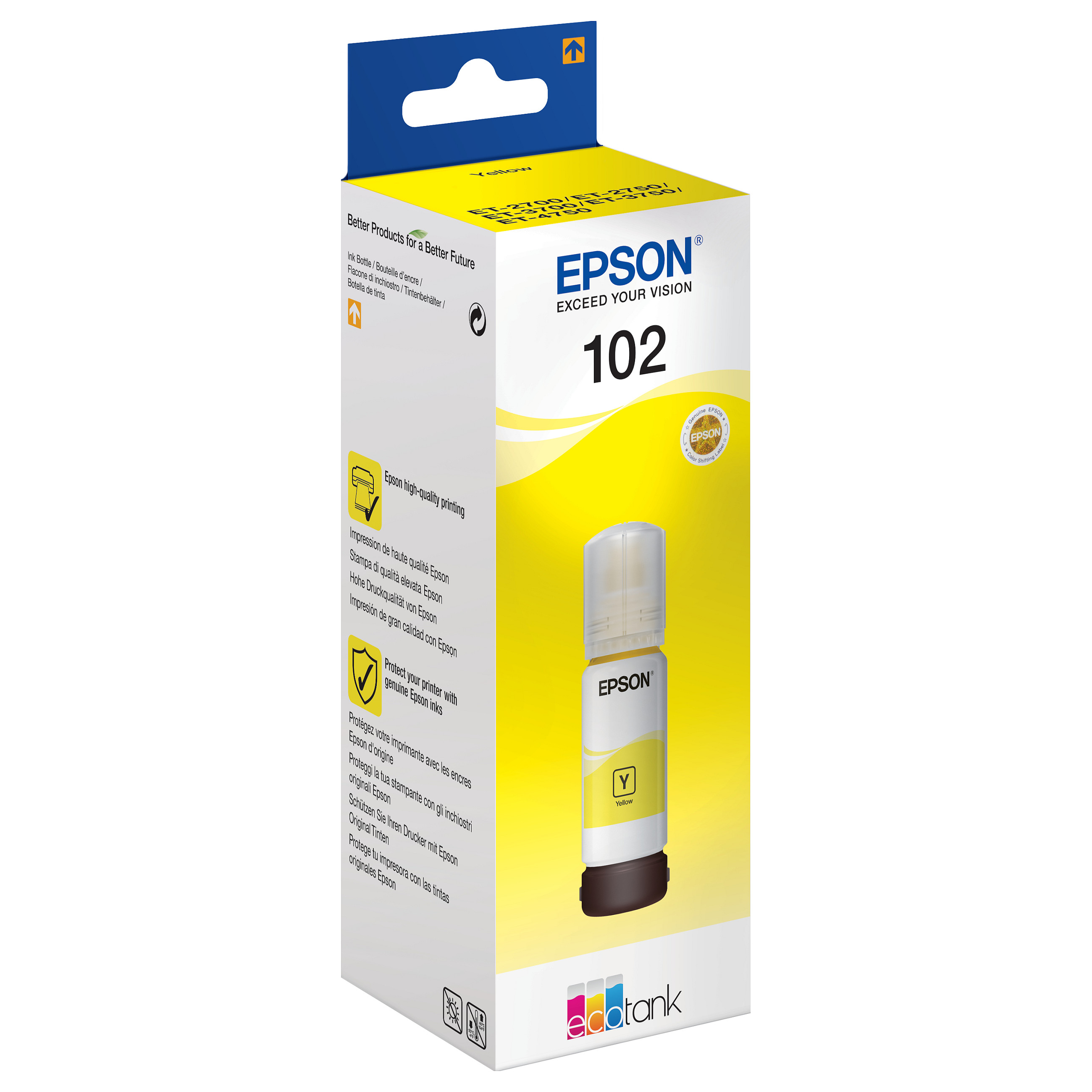 INK Epson 102 C13T03R440 Ink / up to 6,000 pages  - Verdhë - 1
