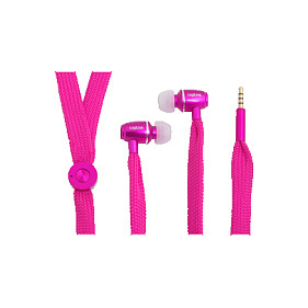 Kufje me kabllo LogiLink HS0026 / Stereo In-Ear / Mikrofon / 3.5 mm / 1.1 m – Rozë