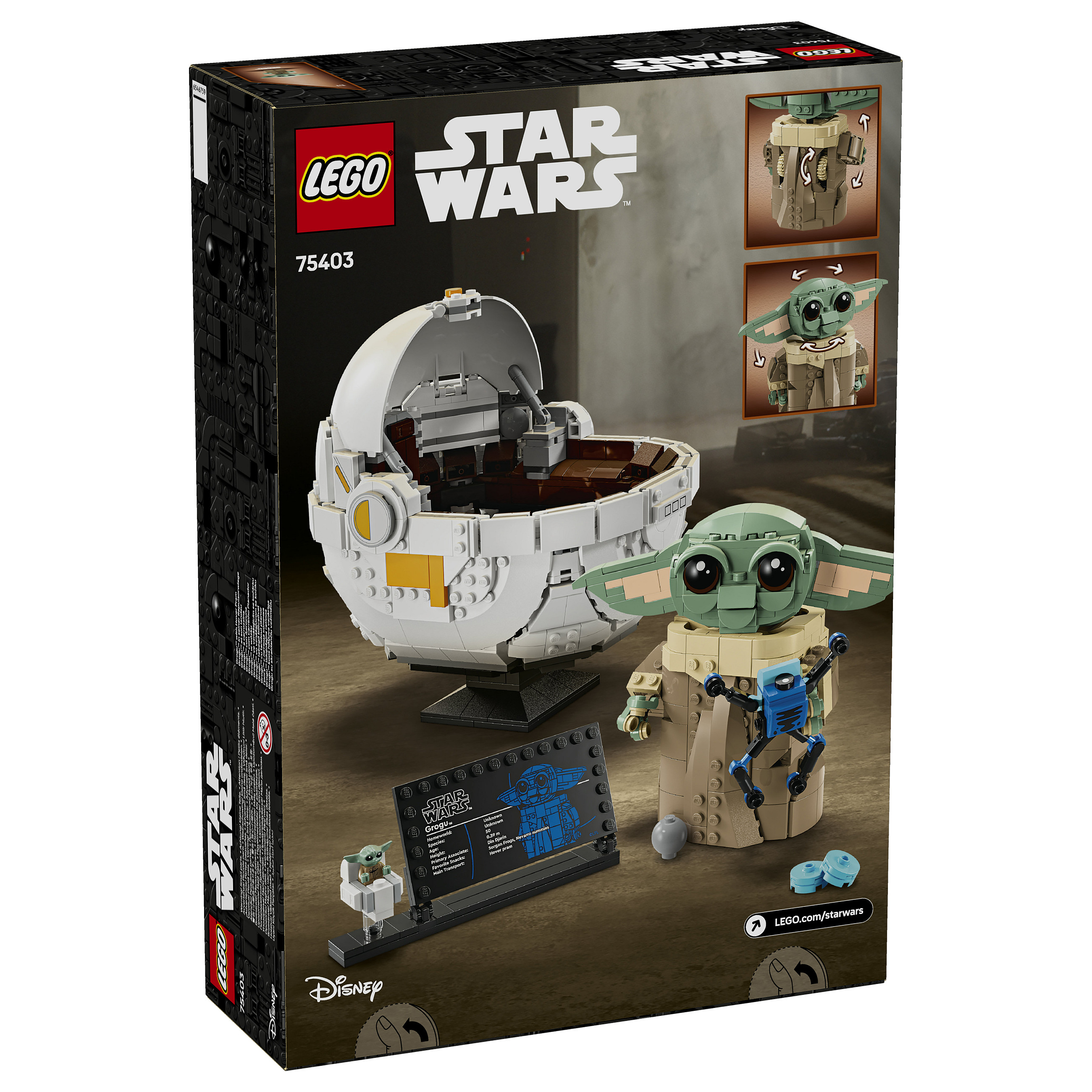 LEGO Star Wars Grogu in His Hover Pram 75403 - 26