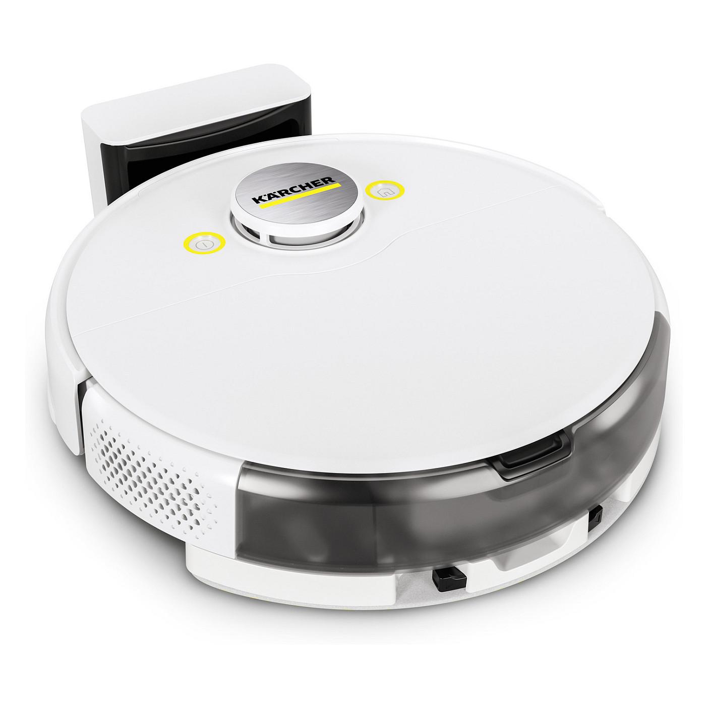 Fshesë Robotike Kärcher RCV 5 / Robot Fshesë me Mop / LiDAR / 5000 Pa / 330 ml / 240 ml - Bardhë