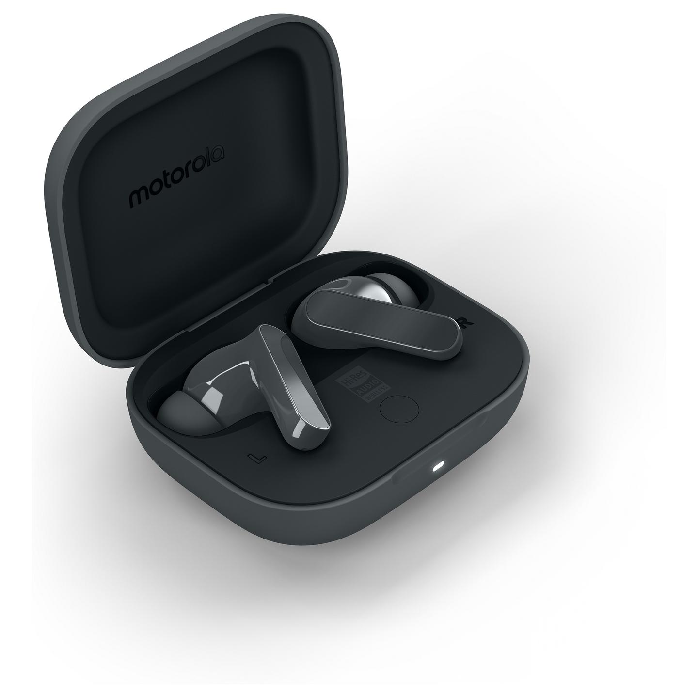 Kufje pa kabllo Motorola Moto Buds Bass / Bluetooth 5.3 / 12.4mm / ANC / Hi-Res Audio - Dark Shadow - 8