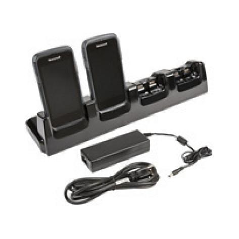 Stacion Karikimi Honeywell CT50-CB-2 / ChargeBase / 4 Slot / Për CT50/CT60 / 12V / 7A / EU - Zezë