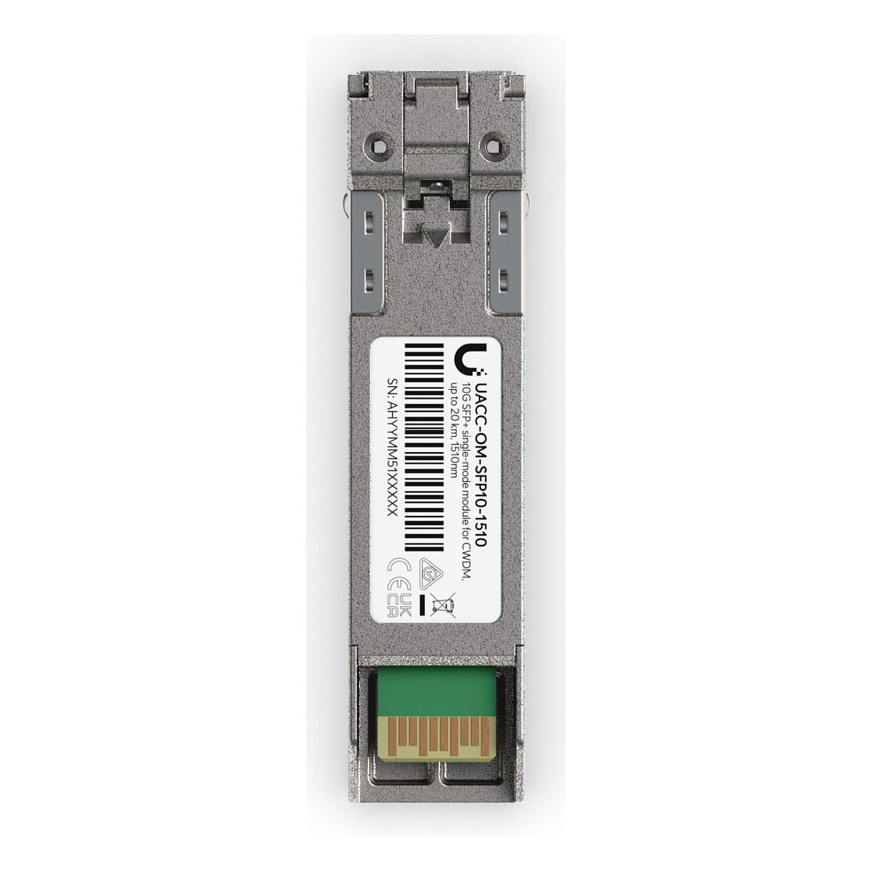 Transceiver Ubiquiti UACC-OM-SFP10-1510, SFP+, 10 Gbps, LC Duplex, 1510 nm, 20 km, Single-Mode - Argjend - 4