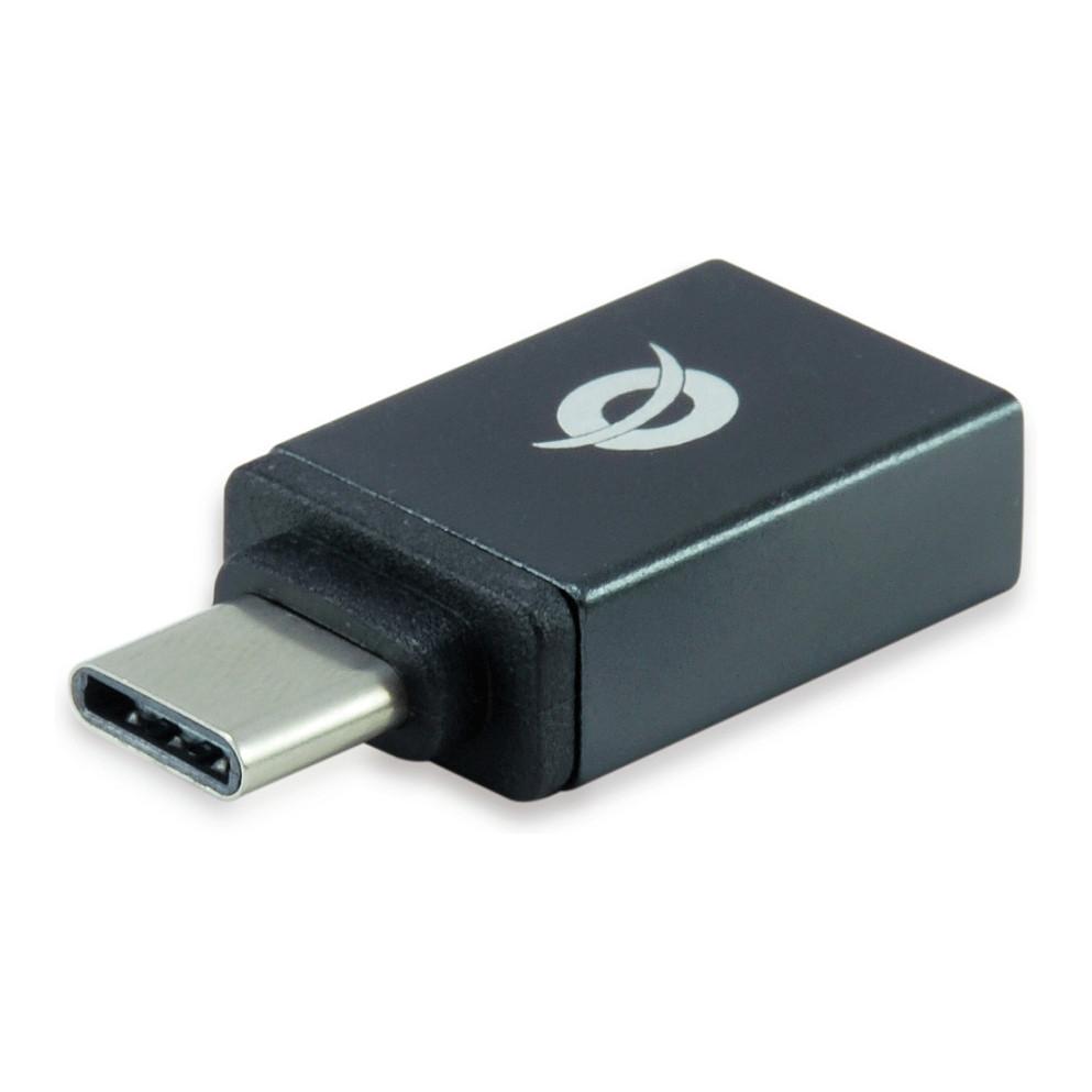 Adapter Conceptronic DONN03G, USB-C Mashkull në USB-A Femër, USB 3.1 Gen 1, 5Gbps, 2 copë - Gri - 2