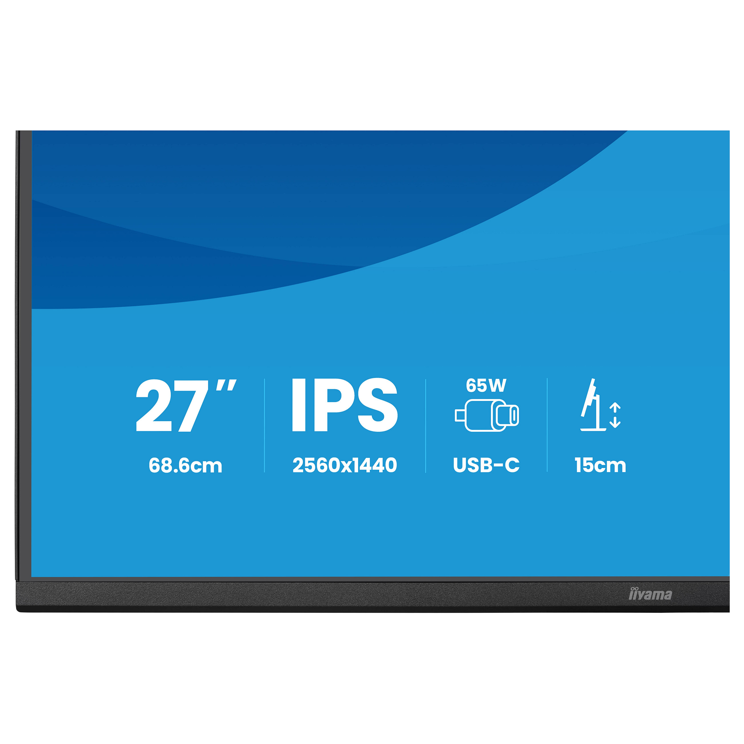 Monitor IIYAMA XB2797QSN-B1 / 27"/ Quad HD IPS / LCD / 75Hz / 1ms / HDMI+USB+DP - Zezë - 13