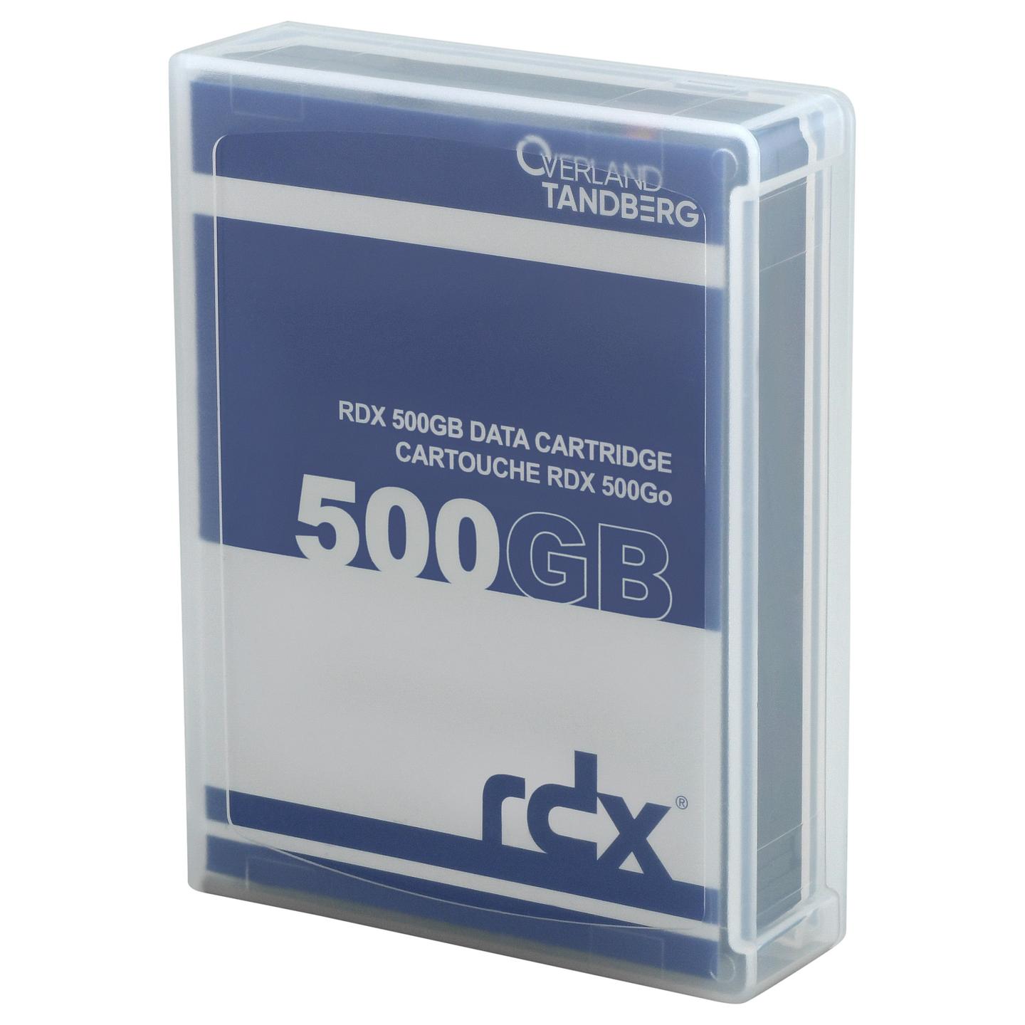 Media ruajtëse për backup Tandberg Data 8541-RDX, RDX, 500 GB - Zezë